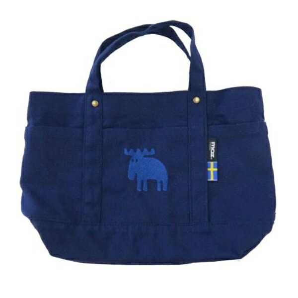moz Canvas Tote M Blue BL