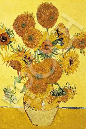 EPOCH 1000-Piece Jigsaw Puzzle Illustration/Art World Paintings Sunflowers (50×75cm) 09-056s Glue Included Spatula Included Point Voucher Included EPOCH