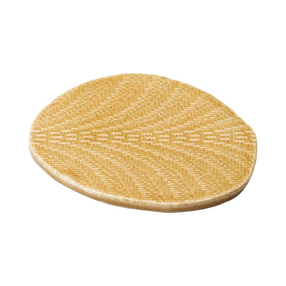 Yamako Yōbi Commercial Use Akatsu-yaki Plate (Small) Yellow Seto yamaco08989