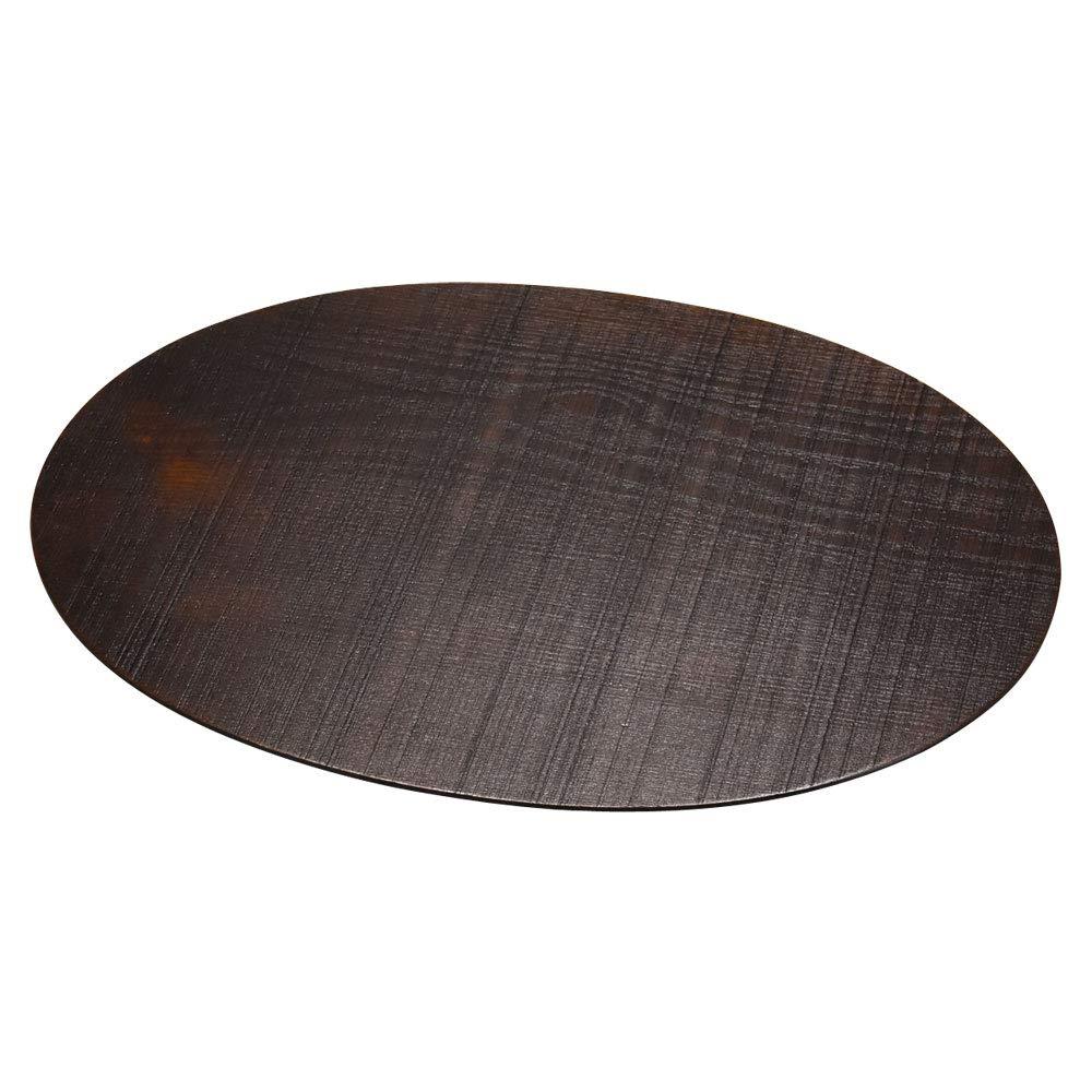 Yamaco Yumi Professional Use Genuine Lacquer Rough-Finish Multi-Purpose Tray, Oval yamaco15526