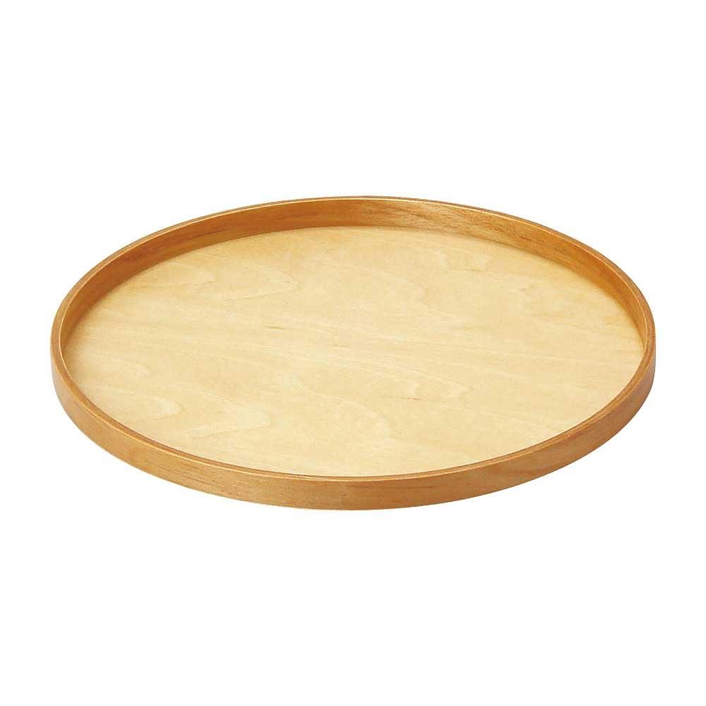 Yamaco Yumi Commercial Use Wooden Wappa Round Tray (Clear) φ24 yamaco17291