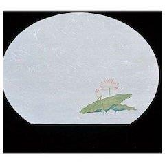 Yamaco Yōbi Commercial Use 3 Shaku Half-Moon Unryū Washi Kaiseki Mat Subdued Lotus (100 Sheets) yamaco65072