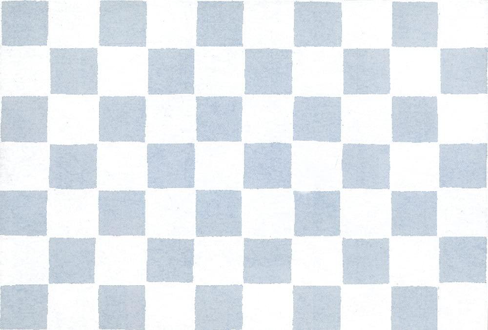 Yamaco Yumi Commercial Use 3-Shaku Checkered Pattern Four Seasons Color Mat, Light Blue (100 Sheets) yamaco66691