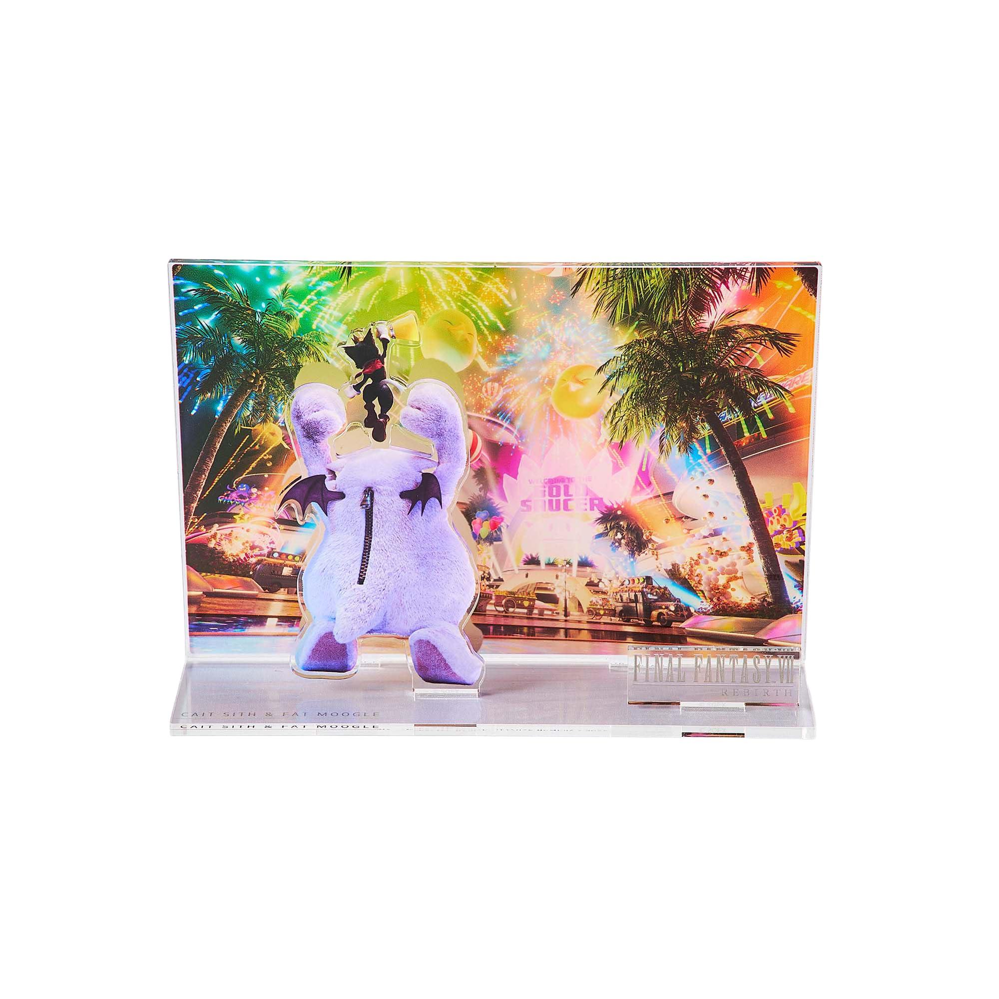 Final Fantasy VII Rebirth Acrylic Diorama Key Art: Ketchup & Debu Moogle