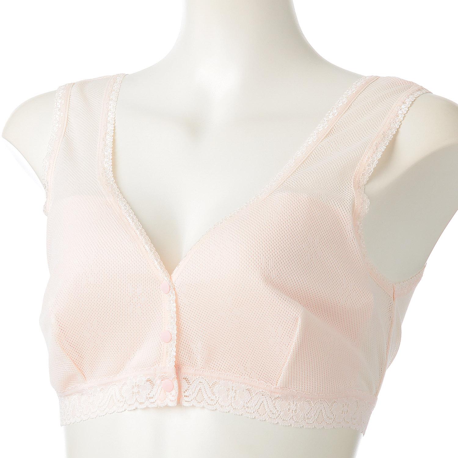 Streamside Story Easy-Open Front Bra ML Peach M