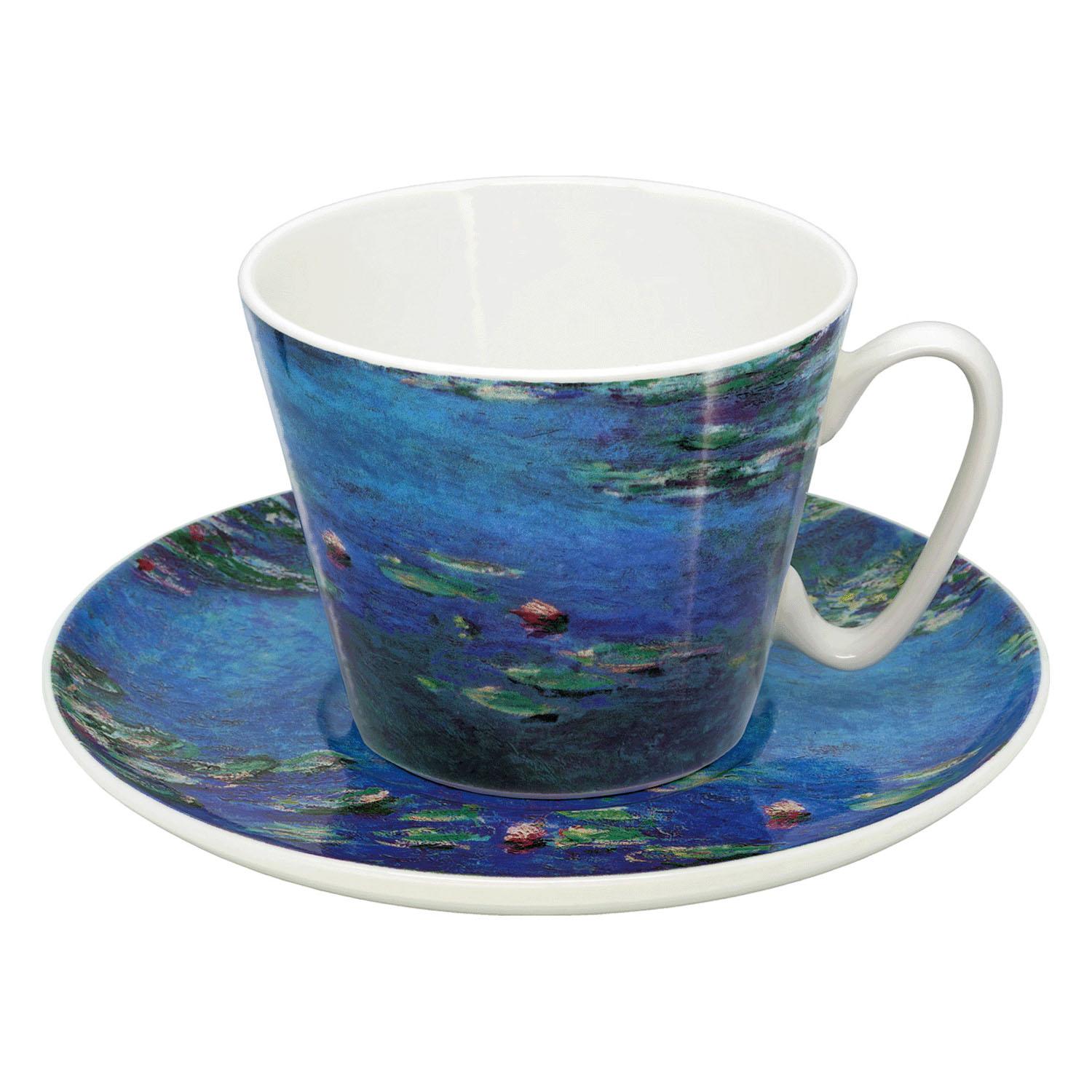 Masterpiece Cup & Saucer: Monet Water Lilies 2