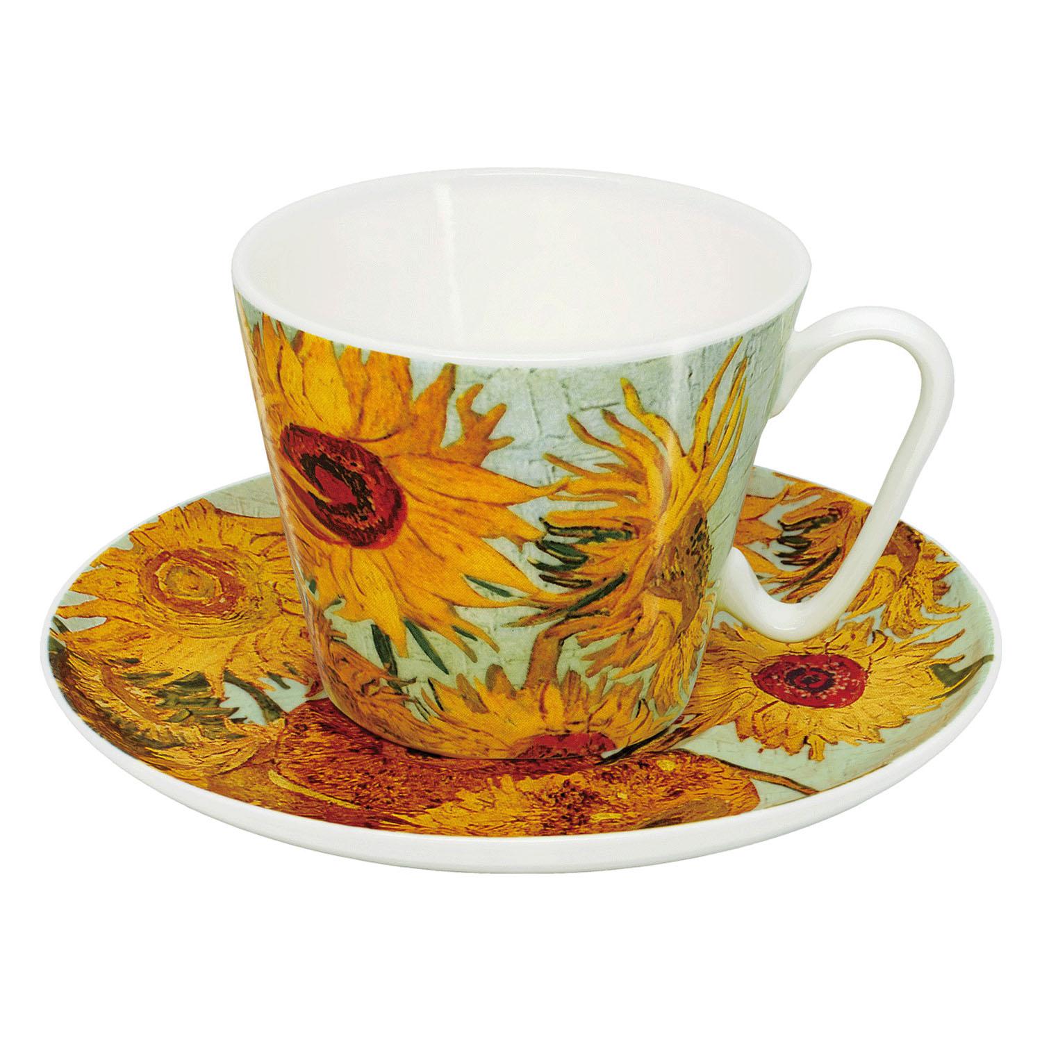 Masterpiece Cup & Saucer: Van Gogh's Sunflowers 2