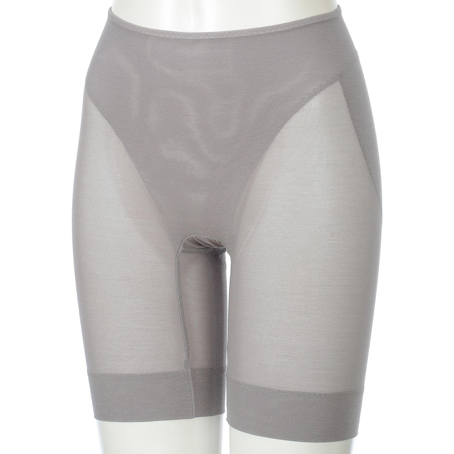 Cotton Mesh Long Bottoms Charcoal Gray M Joyeuse
