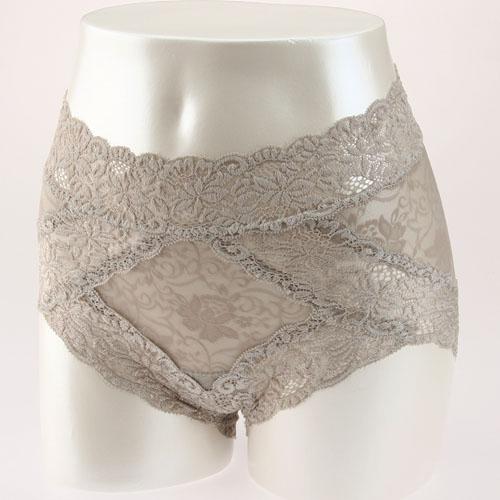 Jacquard Power Mesh Shorts (Control Shorts)　Gray　M