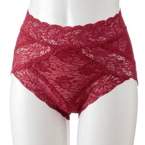 Jacquard Power Mesh Shorts (Control Shorts)　Wine　L