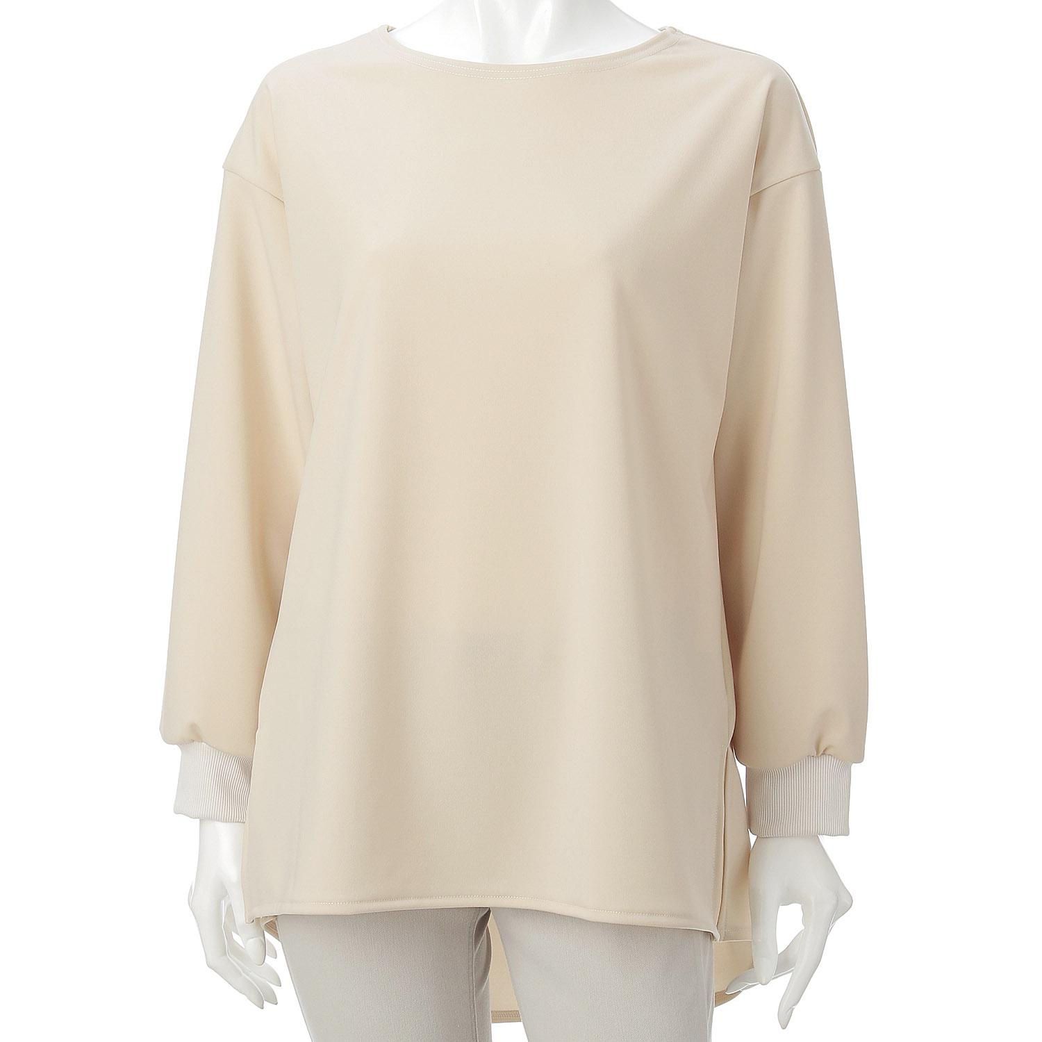 Blouse-feel pullover