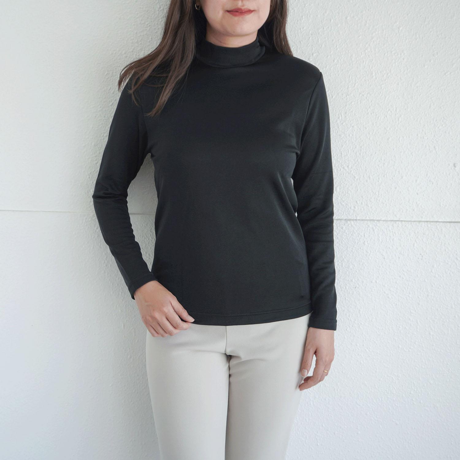 Joyeux Fleece-Lined High-Neck T-Shirt M・L