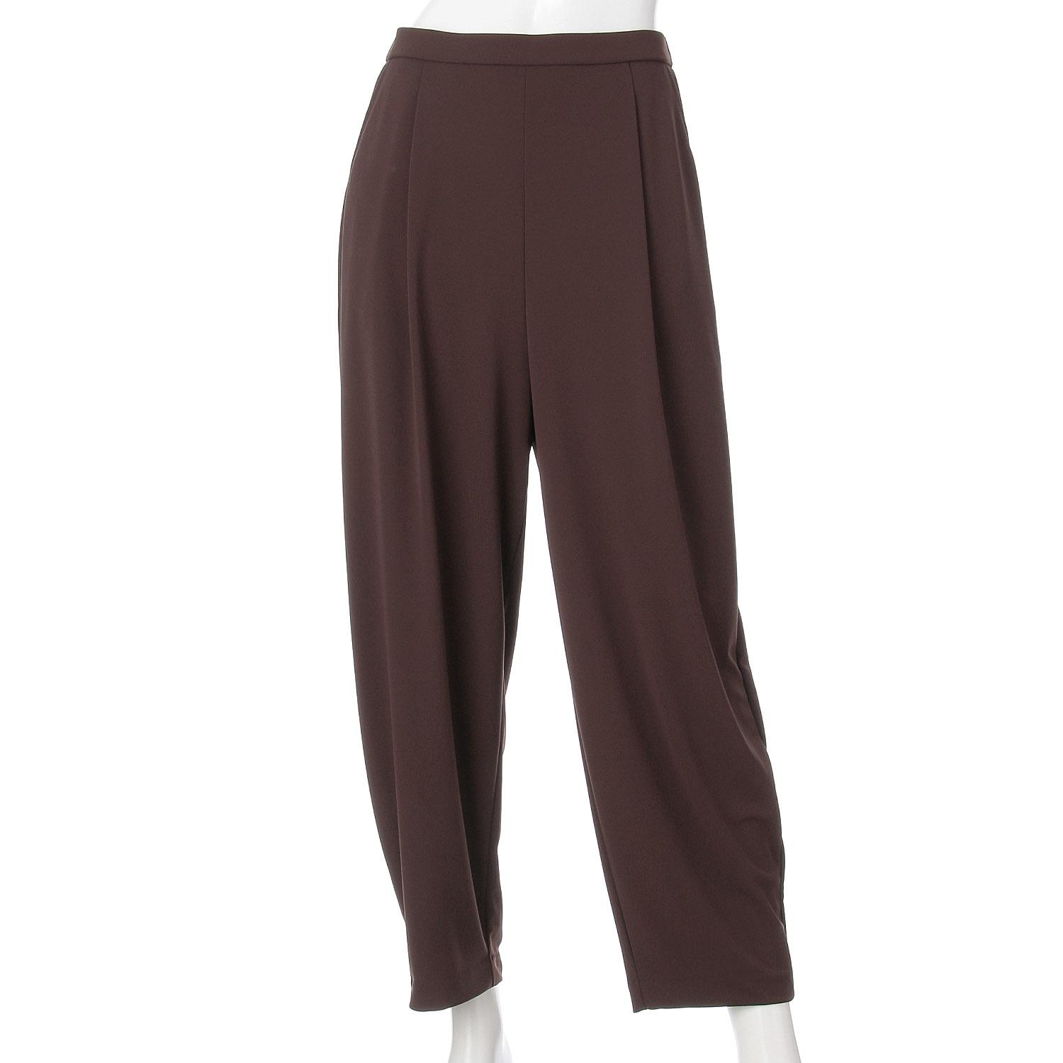 Tuck One Peach Smooth Cocoon Pants