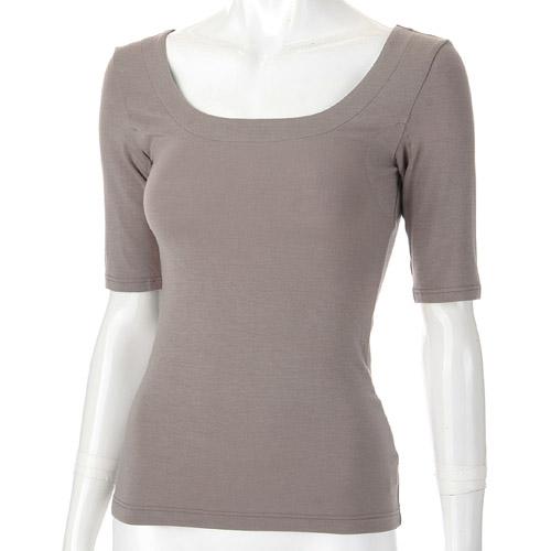 Silky-Smooth Premium Innerwear with Sweat-Wicking 5-Sleeve M/L Jouaie Mocha Gray L