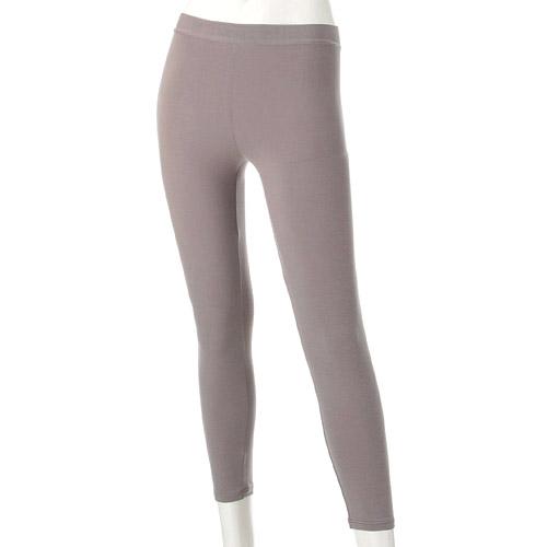 Silky-Smooth Premium Innerwear Long Leggings M/L Jouaie Mocha Gray M
