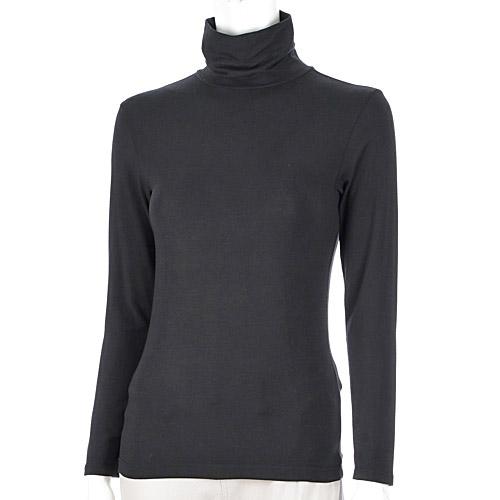 Ultra-Soft Premium Innerwear Turtleneck Long Sleeve M/L Jouaie Black M