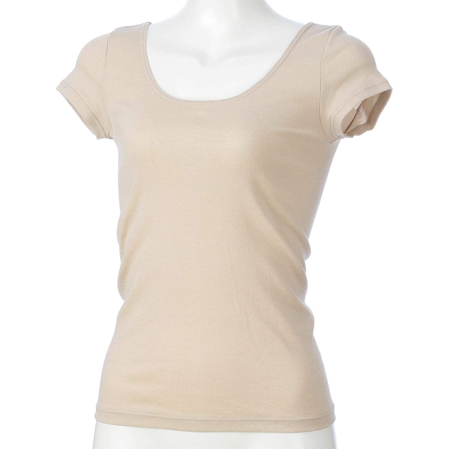 Jouaill Sweat-Wicking Innerwear French Sleeves Beige LL (2L)