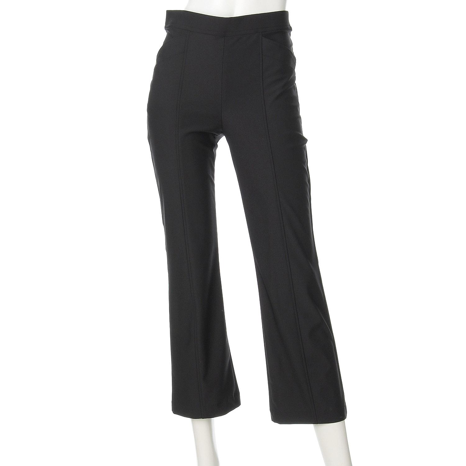 Fitted Pants, Solid Color, 65cm Inseam Length