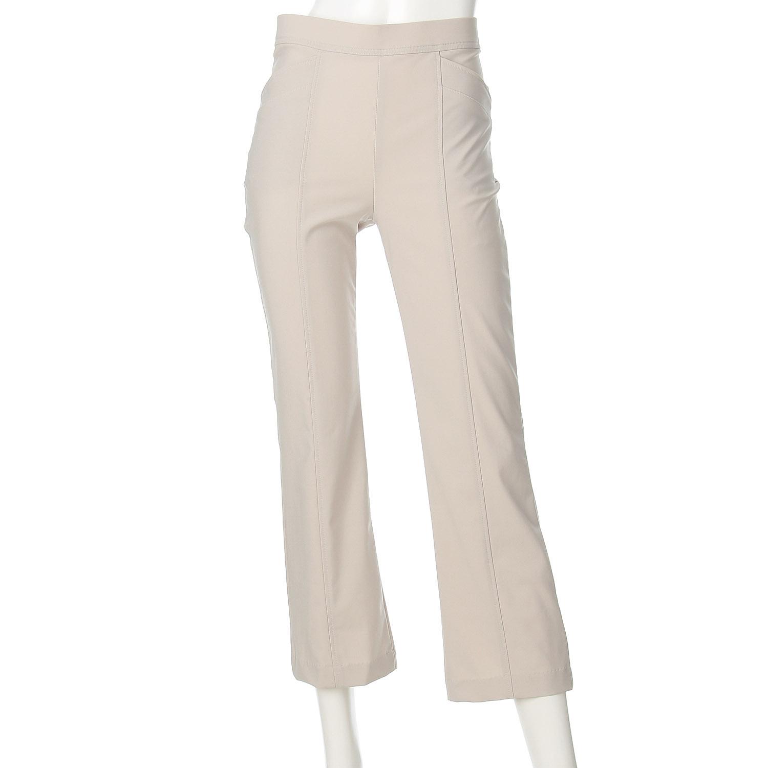 Fitted Pants, Solid Color, 65cm Inseam Length