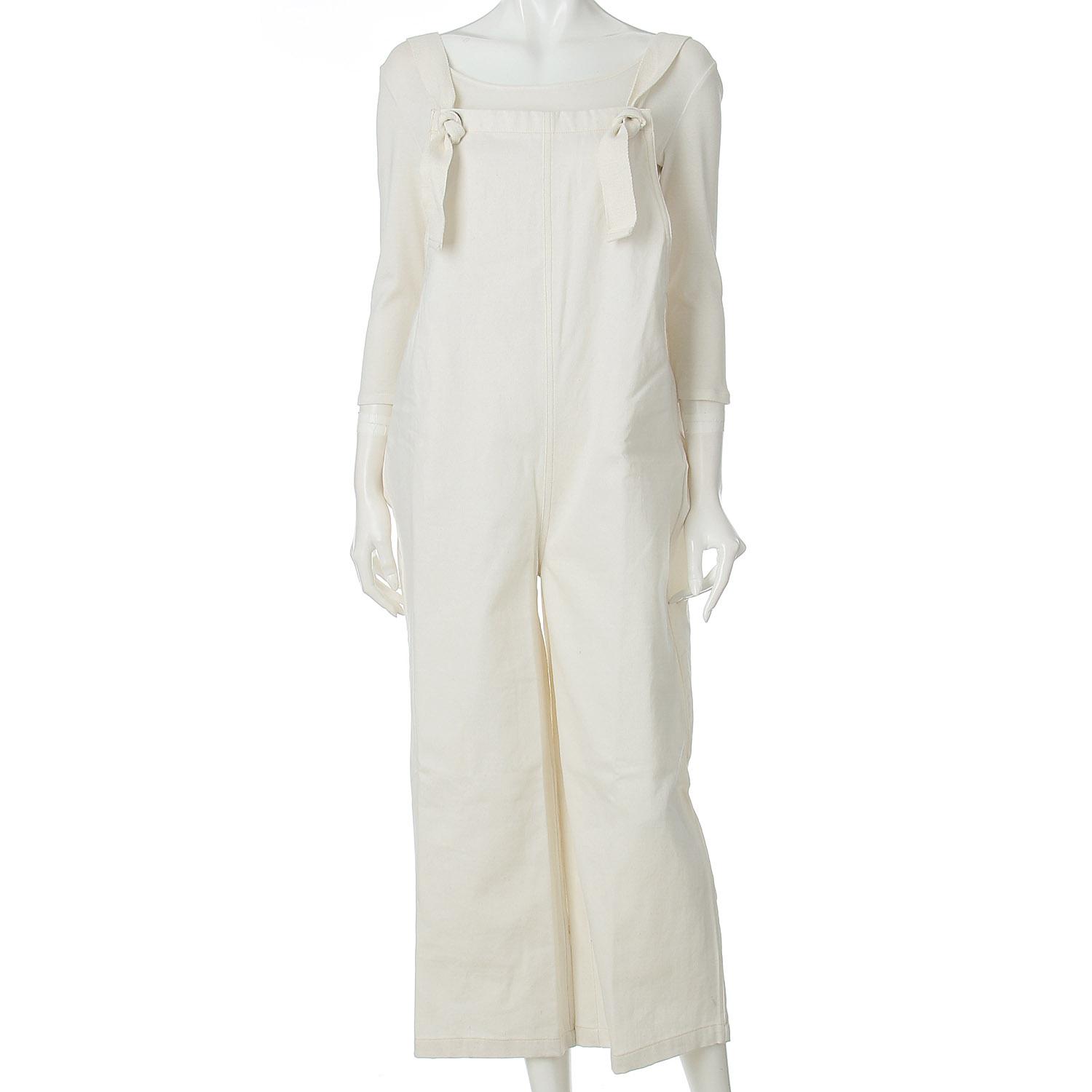 LUPILIEN Denim Overalls White Denim F (Free)