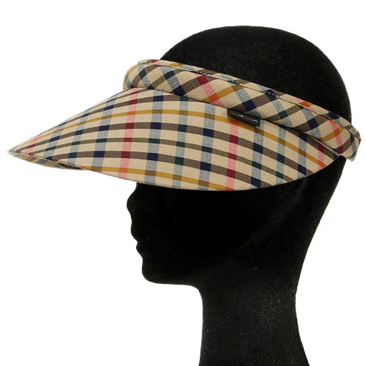 DAKS Check Clip Visor