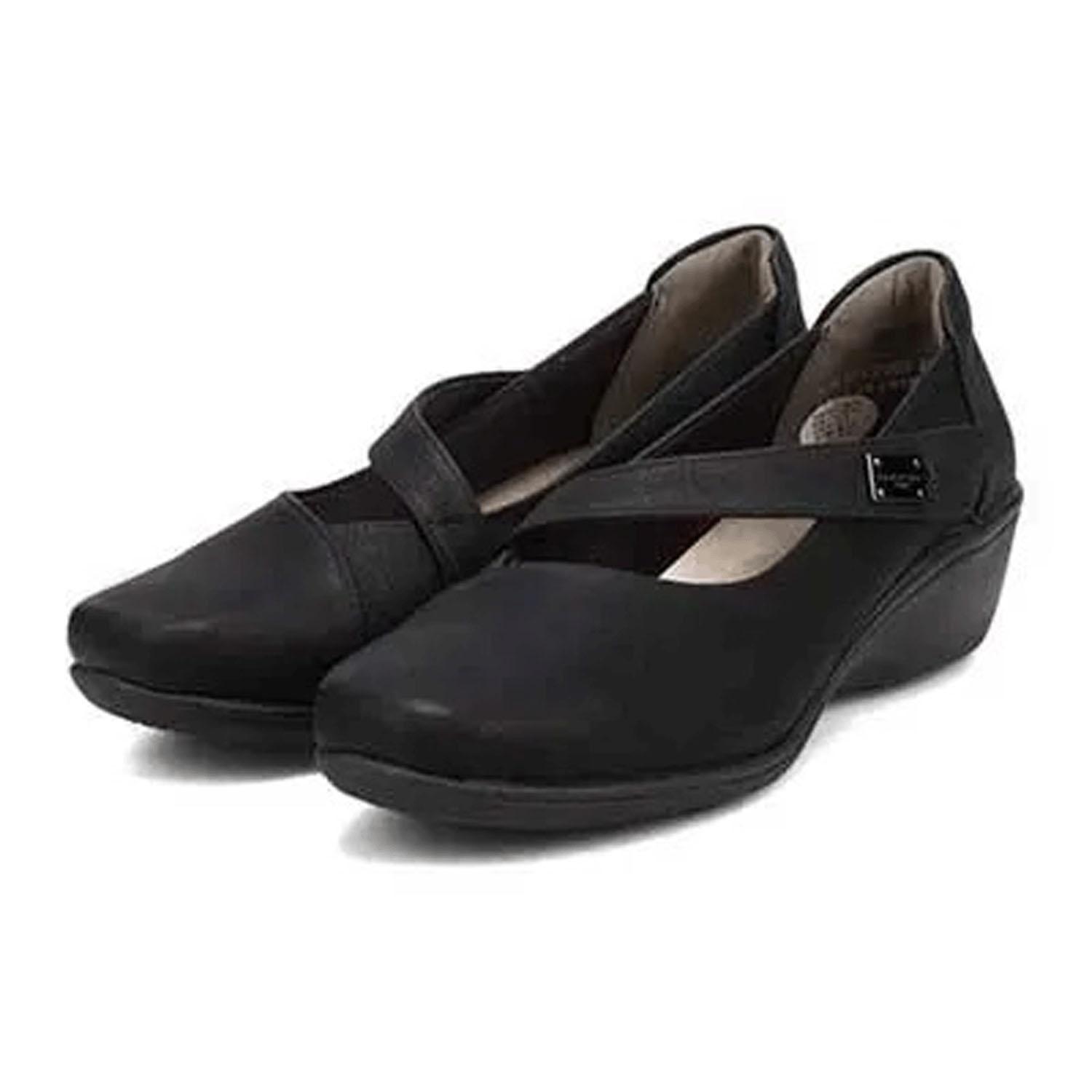 HIROKO KOSHINO FEMME Water-Repellent Casual Pumps HRL-2008 Black 24.0CM