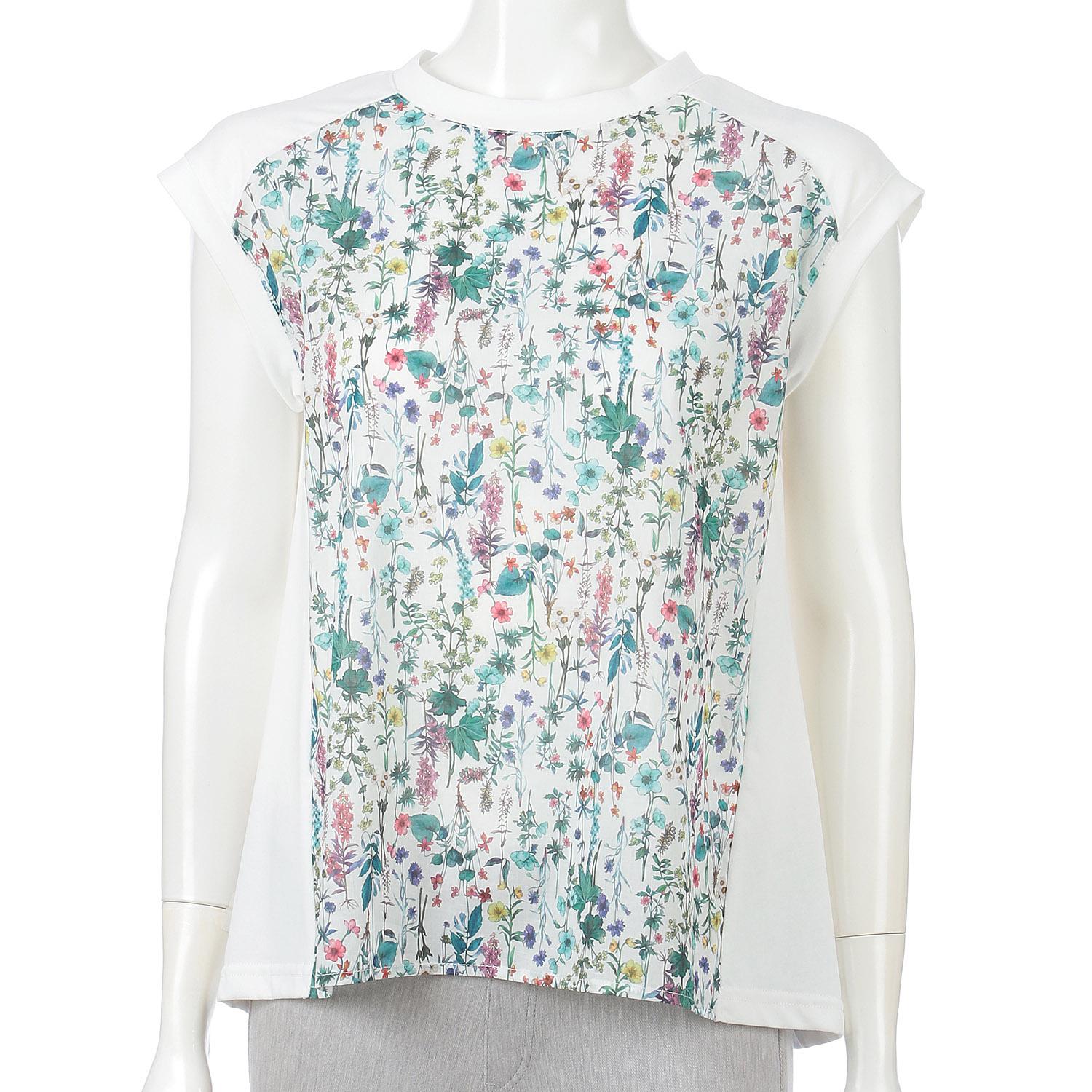 Printed Tunic with Cut-and-Sew Details　01　M