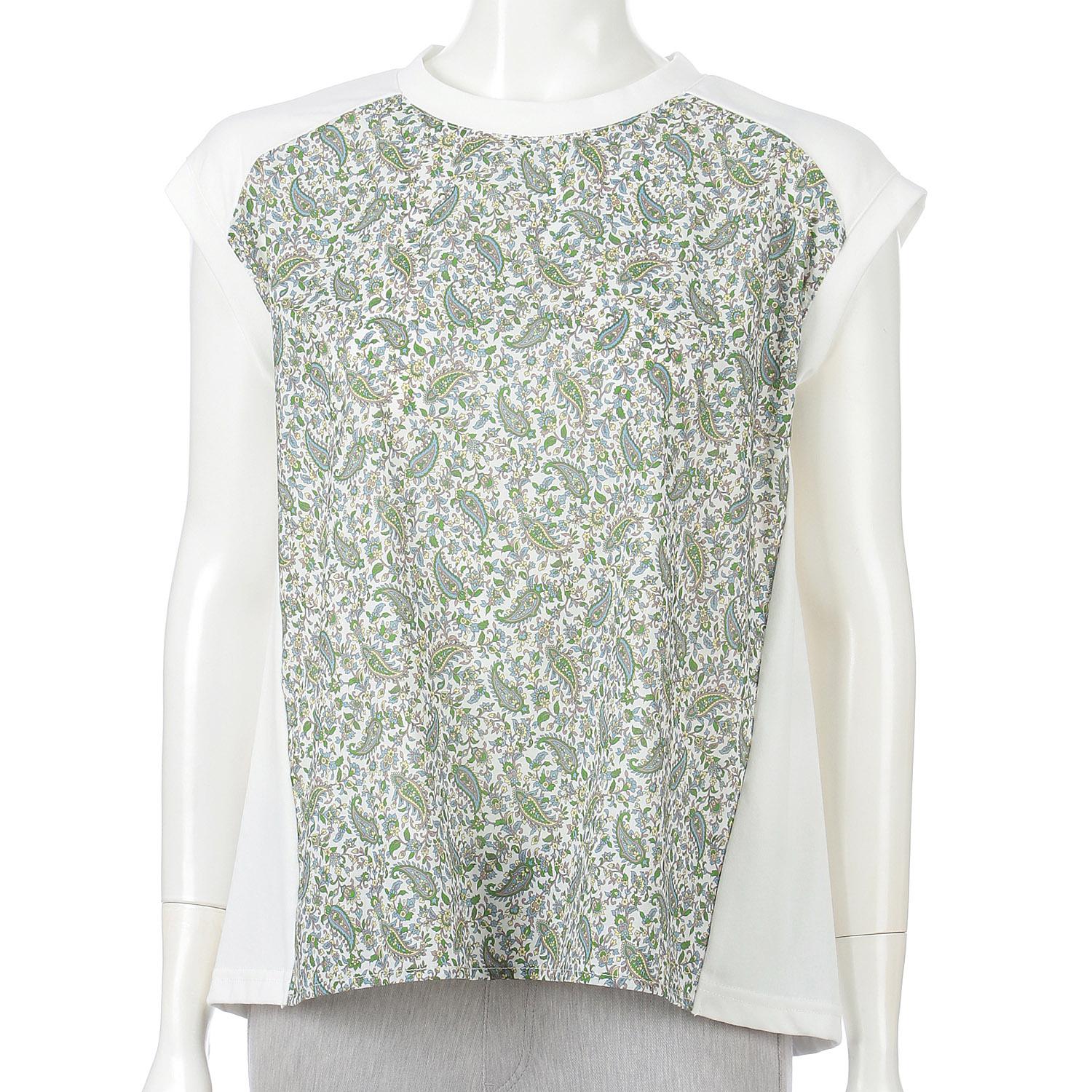 Printed Tunic with Cut-and-Sew Details 07 L