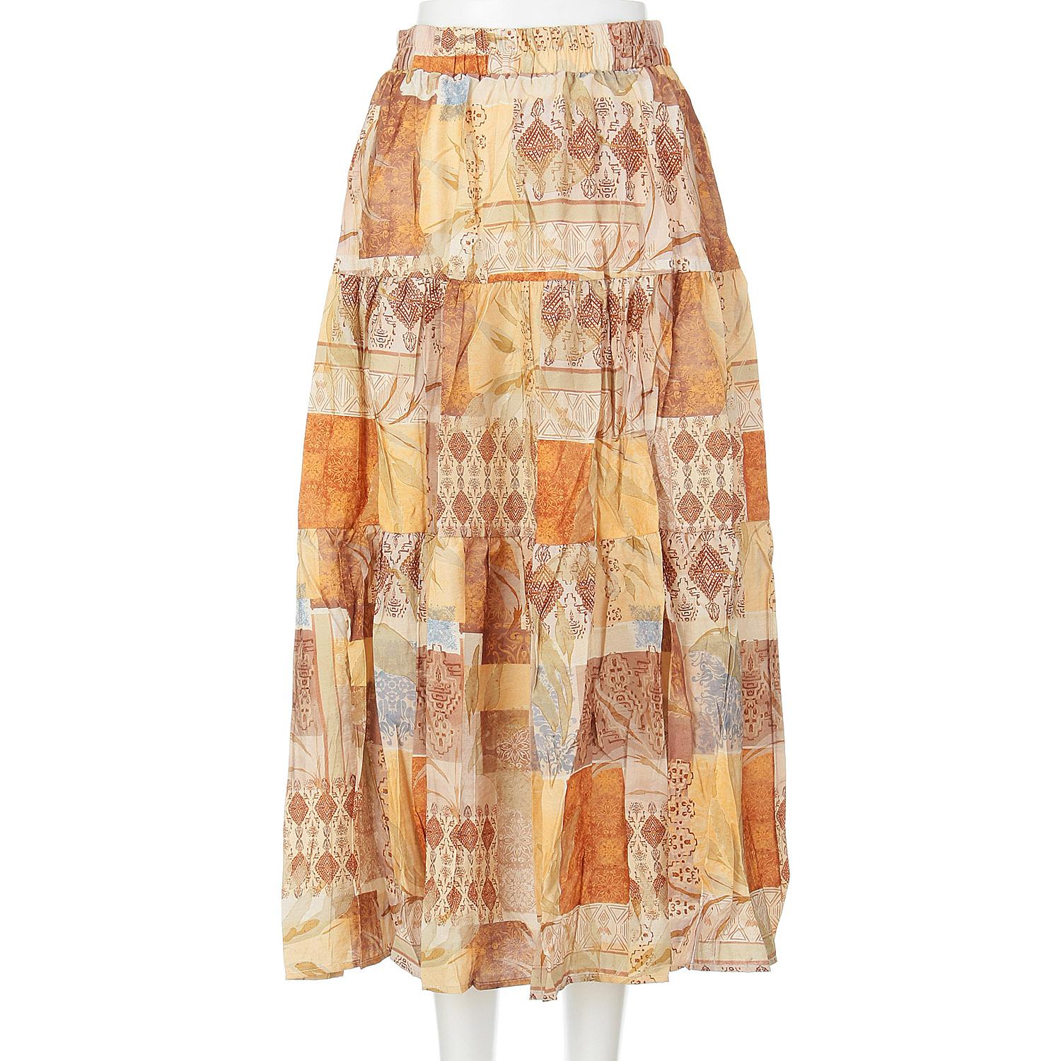 All-over print skirt