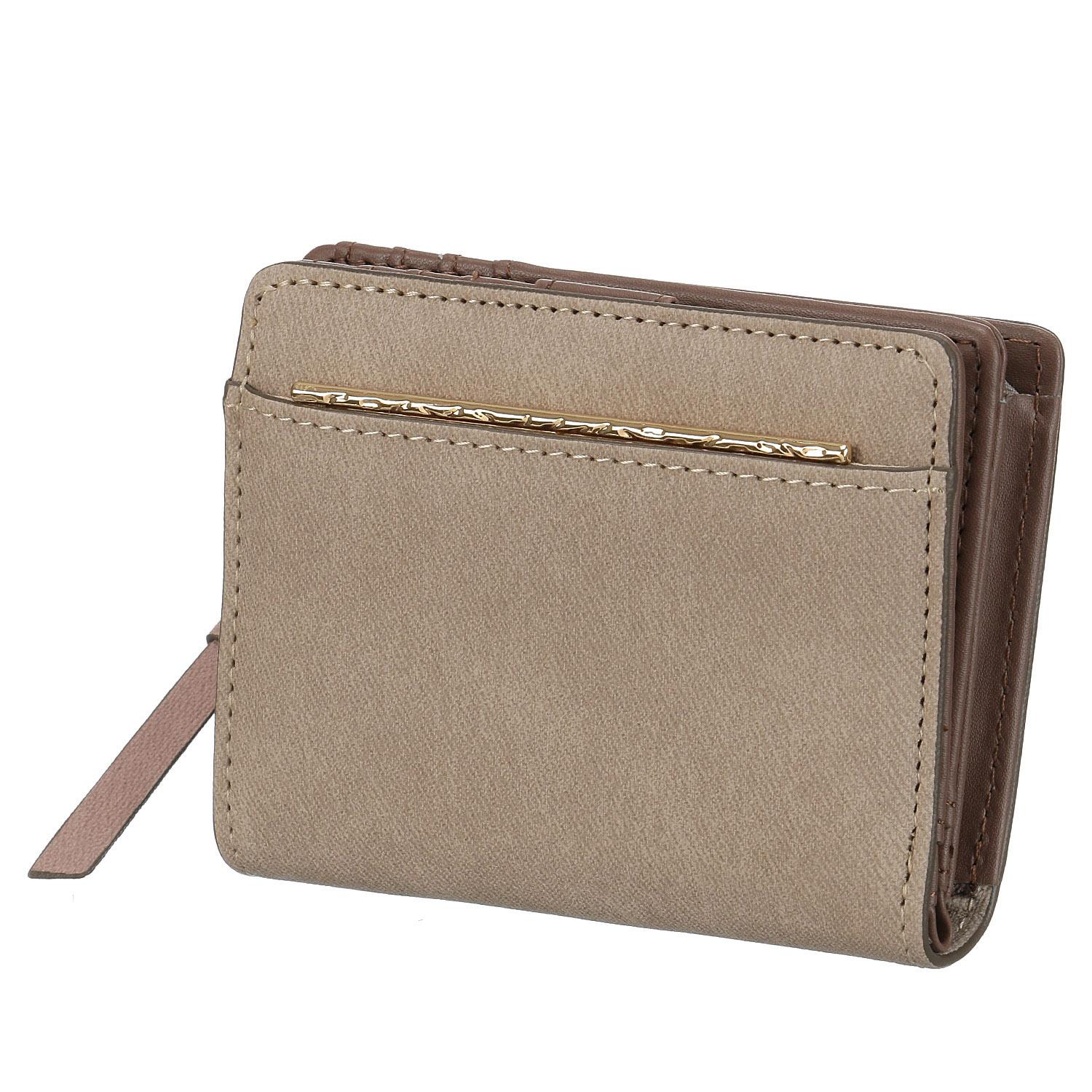 Leather Shrink L-Zip Compact Wallet