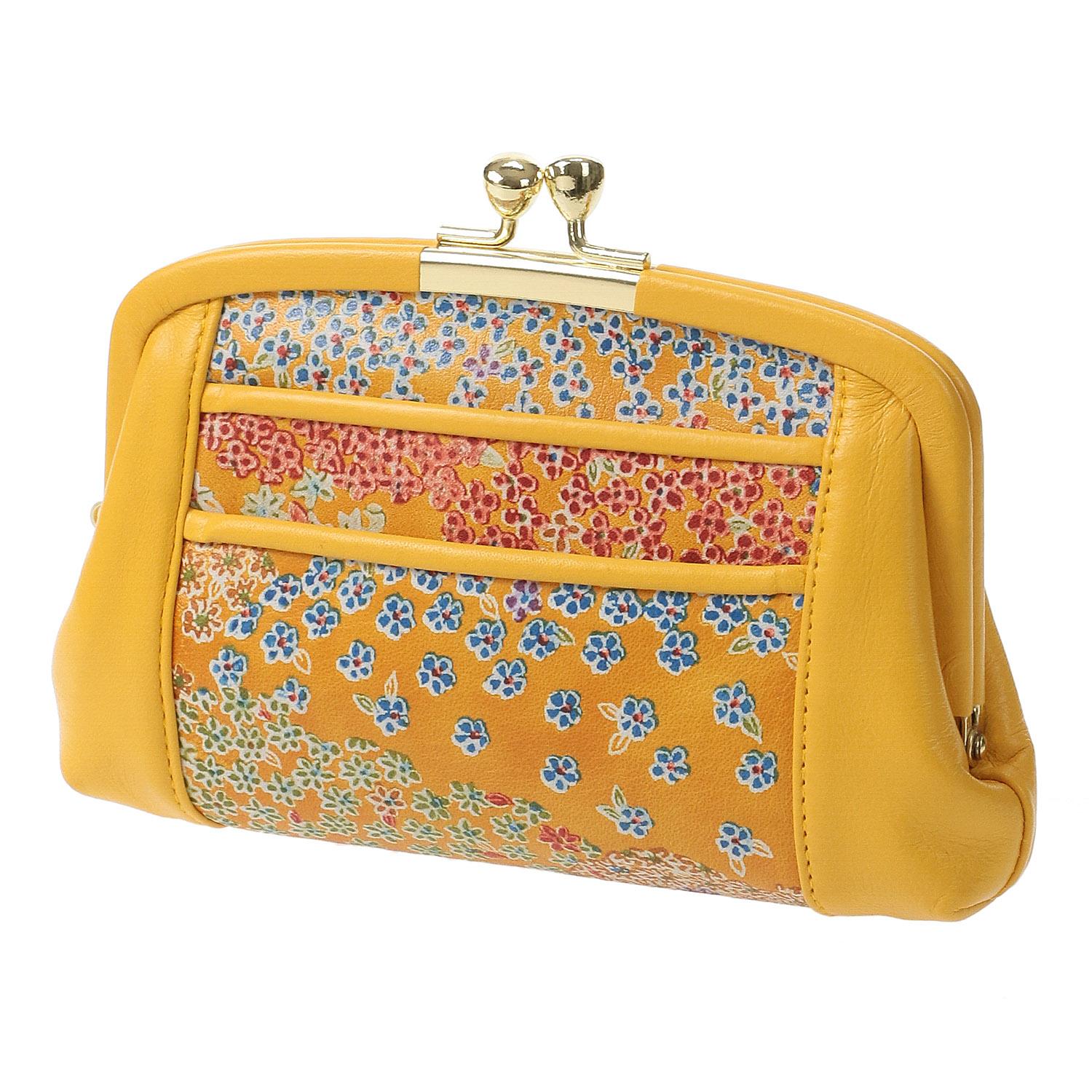 Kyoto Yuzen 4.6-inch Parent-and-Child Coin Purse