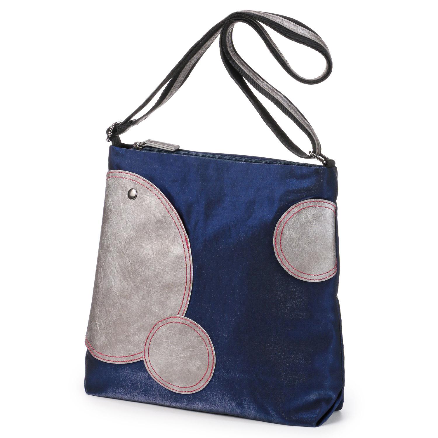 Silver Circle Shoulder Bag