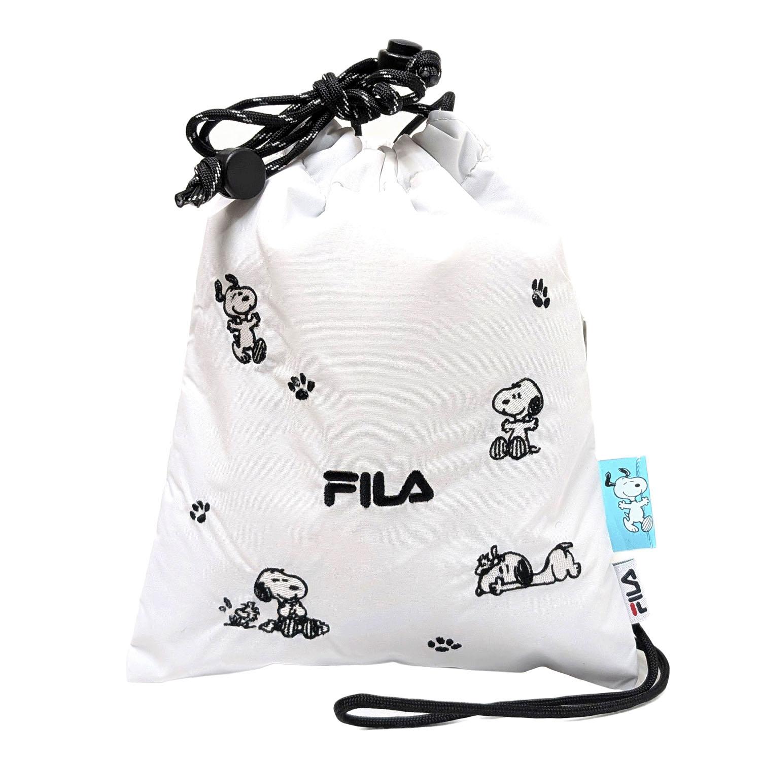 FILA × PEANUTS Drawstring Mini Shoulder Bag