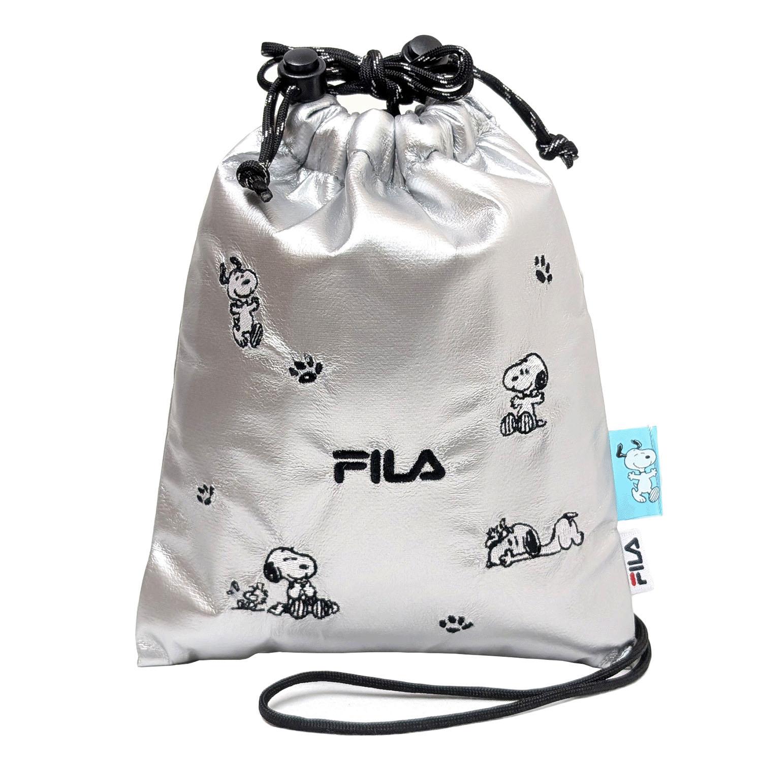 FILA × PEANUTS Drawstring Mini Shoulder Bag