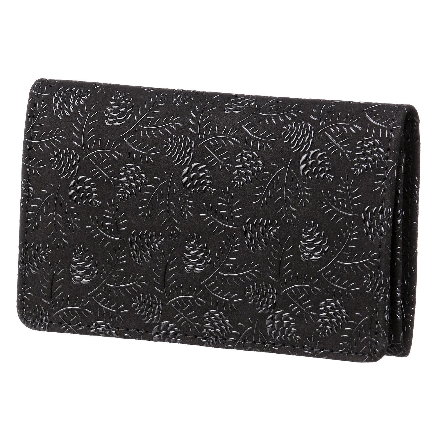 Inden 2501 Business Card Case Matsukasa 15 Black 15 Black