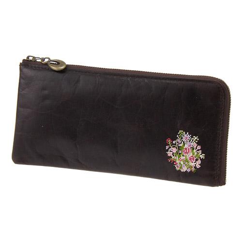 Dream Poetry Collection Horse Leather L-Zip Billfold