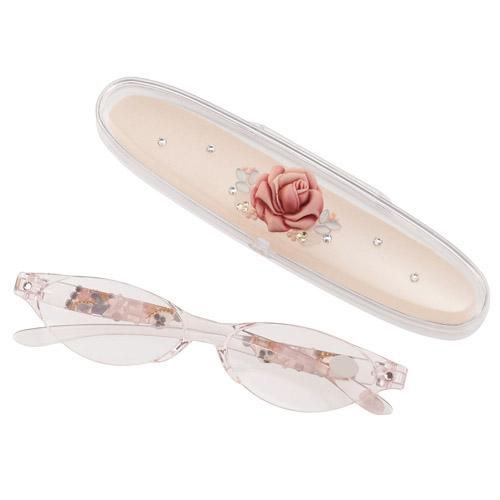 Reading Glasses Single Rose Design Prescription: +1.5