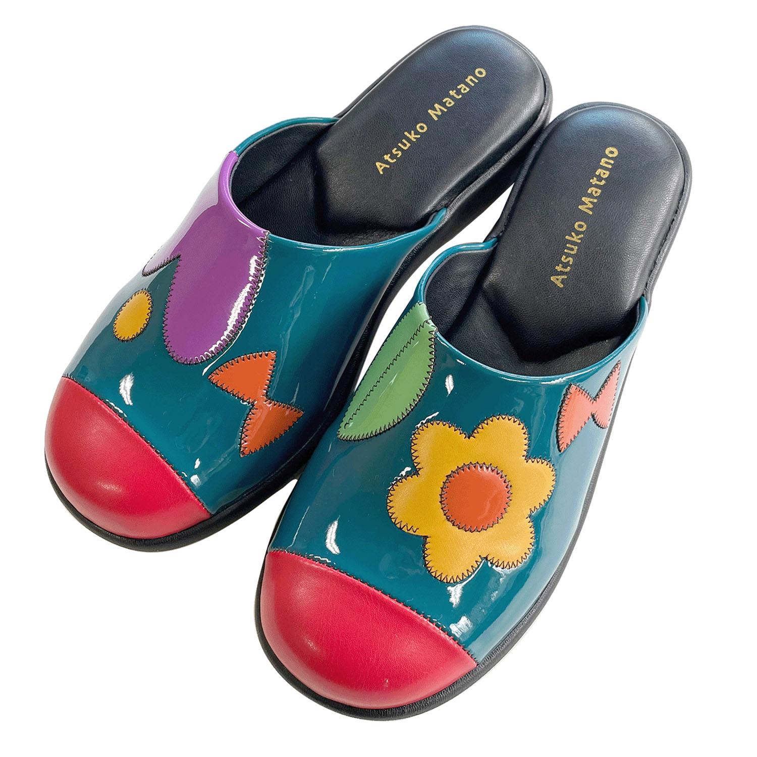 Atsukomata Sandals Flowers and Hearts Revival Size M