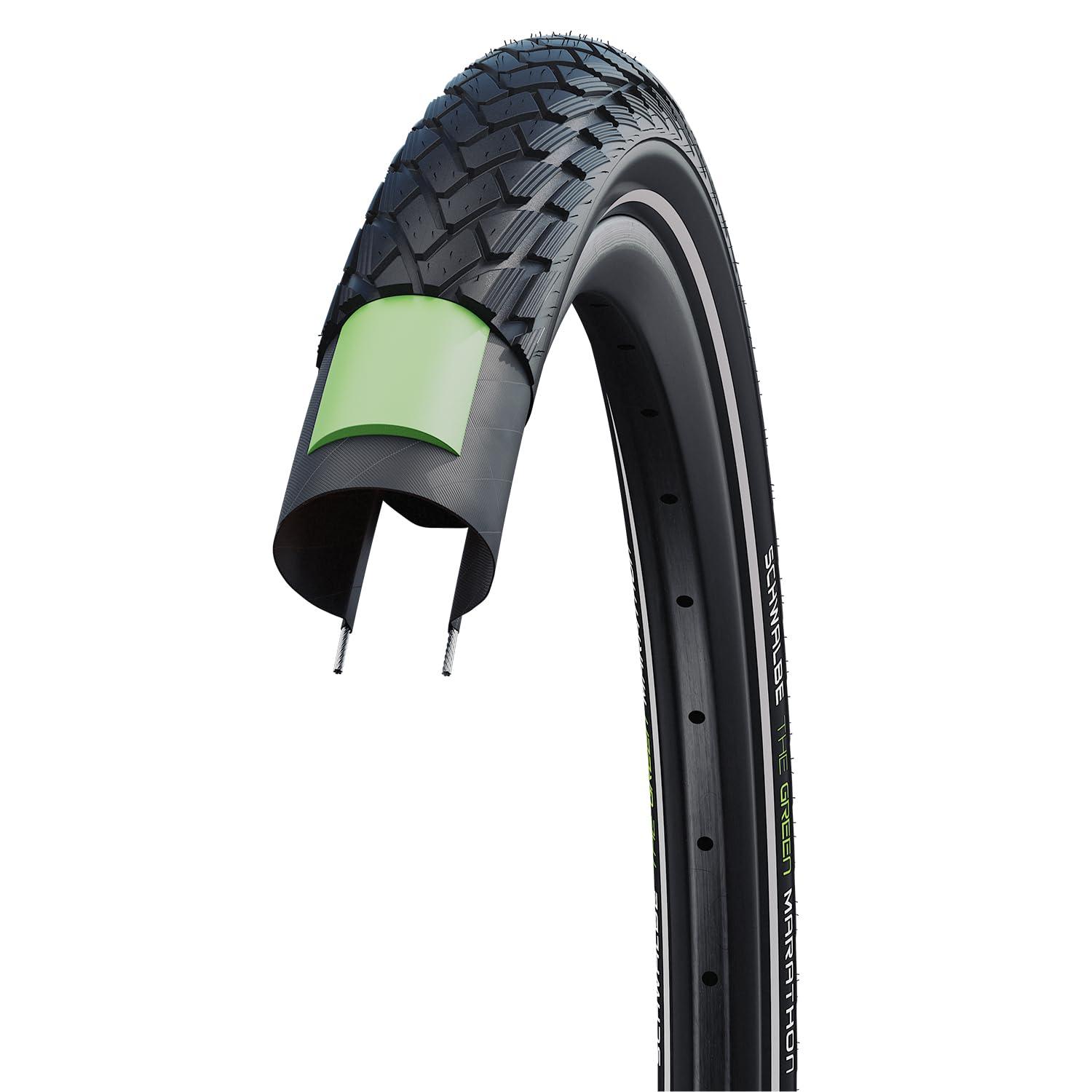 Schwalbe Marathon 700×28C Clincher Tire [Touring/Commuting] 11100139.01 11100139.01 Black Reflex 700×28C