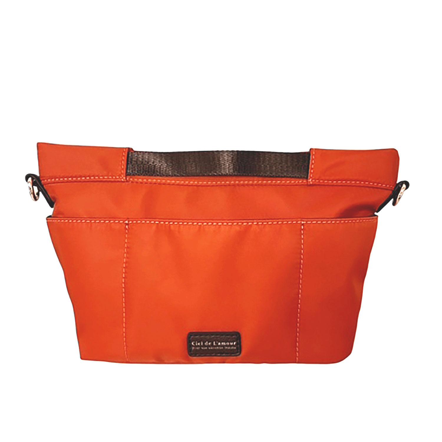 Bag-in-Bag with Shoulder Strap, Small Size, Orange