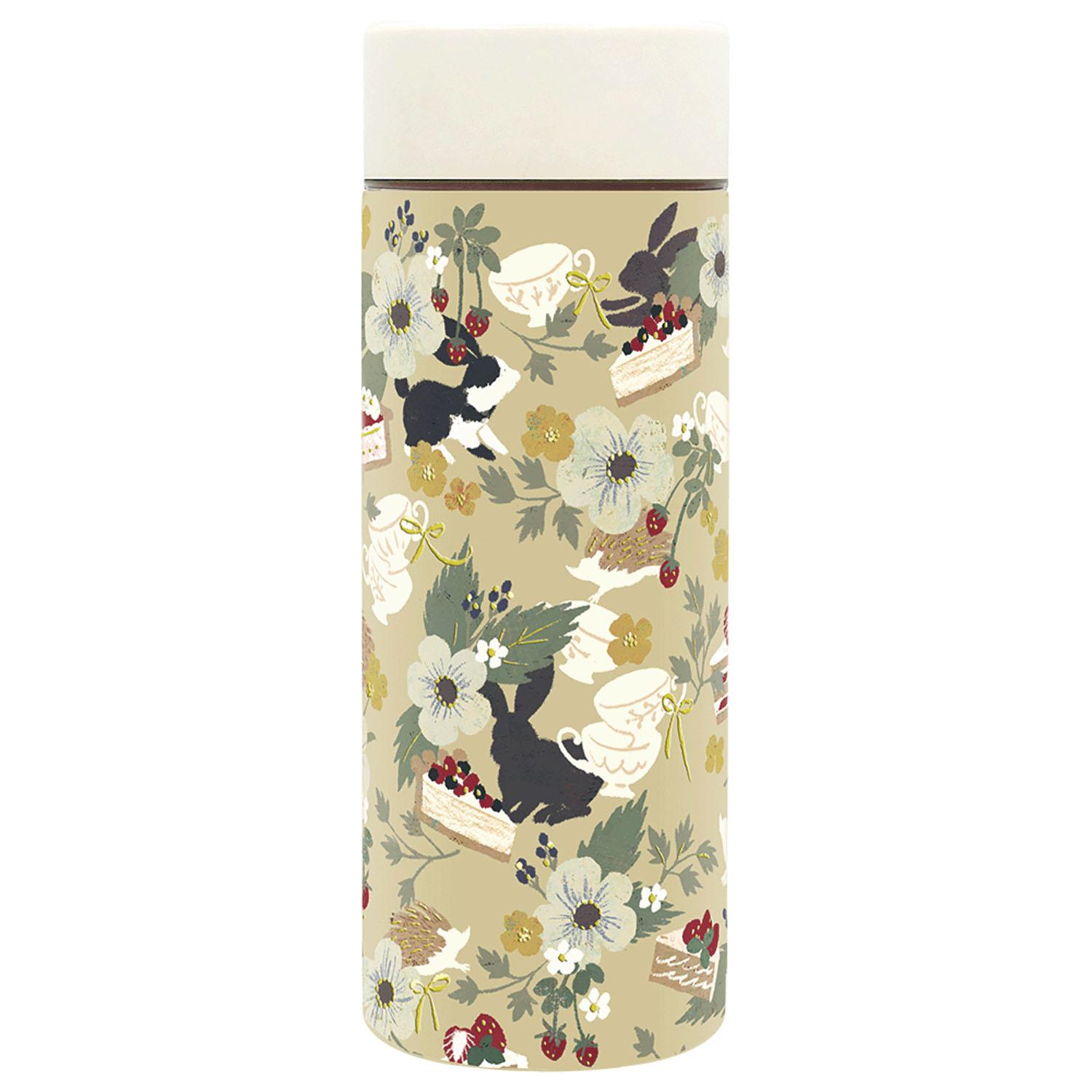 Tomoko Hayashi Stainless Steel Bottle 300ml 04 Tea Time