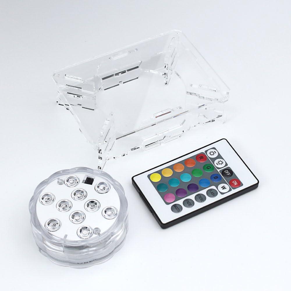 Japan Trust Technology Figure Stage Light-Up Base AB6 Type LED Light Pedestal Set LBRGB-AB06-SET