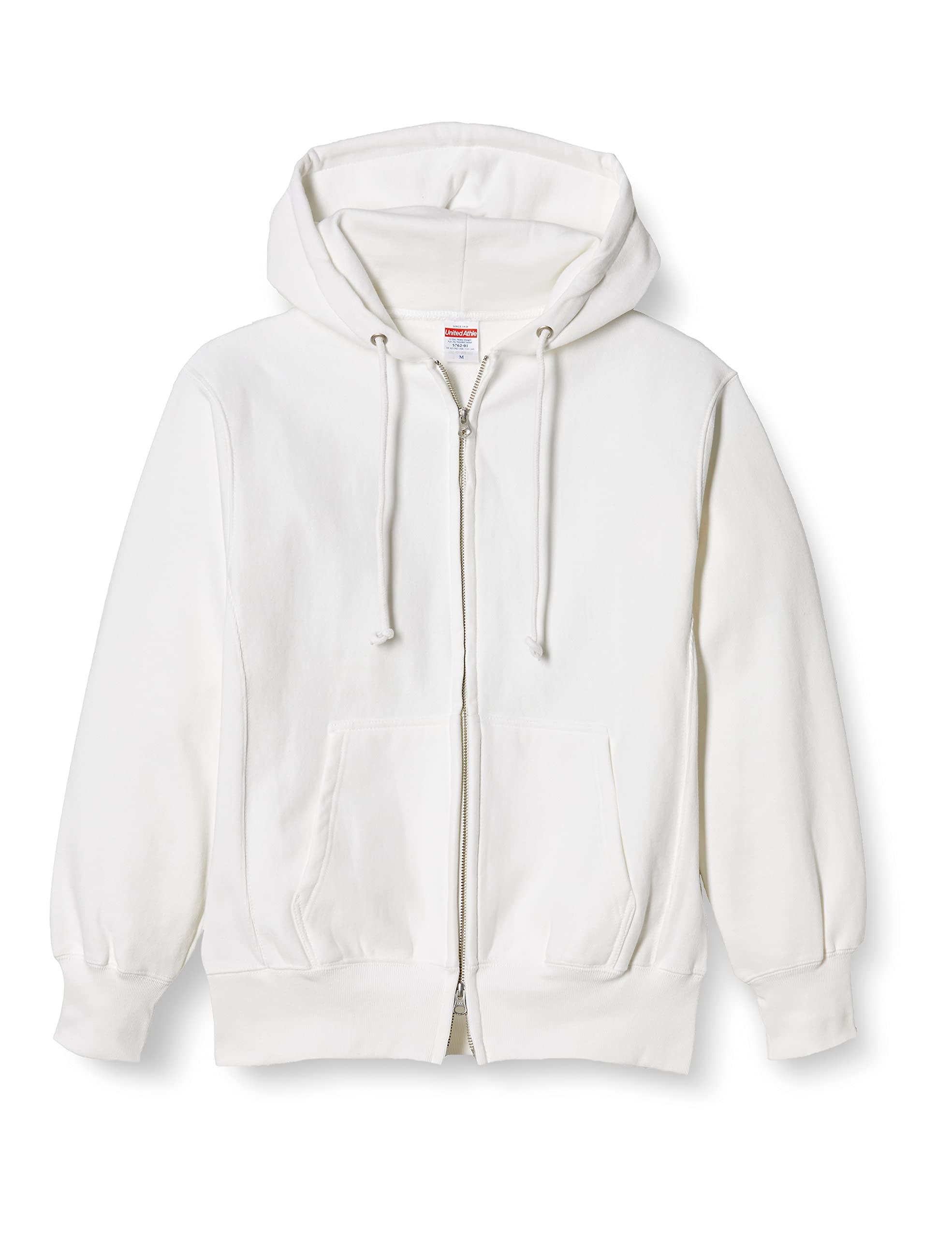 [United Athle] Full-Zip Sweatshirt 12oz Heavyweight Sweatshirt 576201 White Japan M (Equivalent to Japanese Size M)