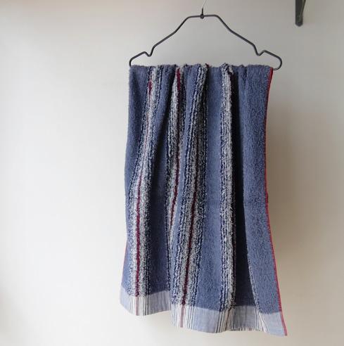 Imabari Towel CONTEX 40 Stripe Bath Towel Navy