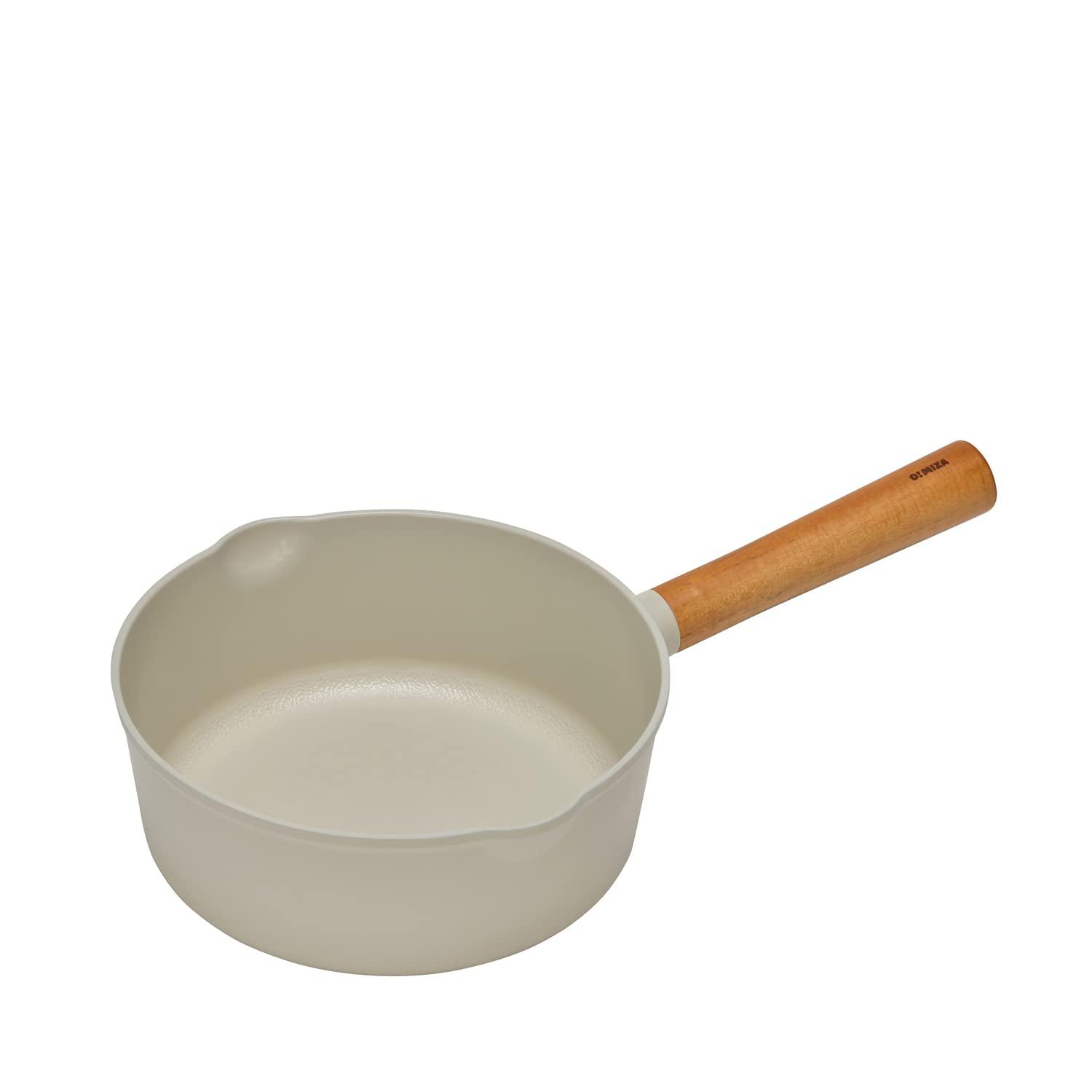 TTS Omija Multi-Purpose Pan Deep-Handled Saucepan Depth: 8cm Capacity: 2L Schisandra Berry Motif (A familiar fruit also used in traditional Korean tea) Cream CFP10400006