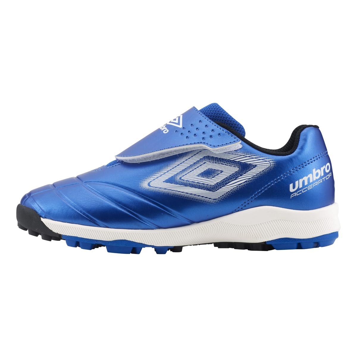 [Umbro] Soccer Junior Training Shoes Accelerator One Belt JR WIDE Kids D.Blue/D.Blue/White (UF4FCST9J) 24.0 cm