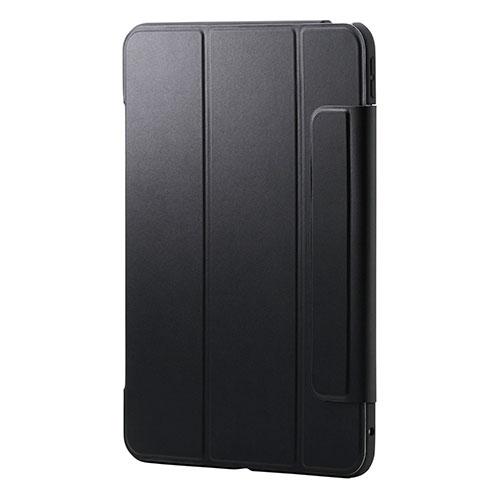 ELECOM 11-inch iPad Pro (M4) Flap Case Slim & Lightweight Color Edge Clear Back Black TB-A25PMWVFCBK