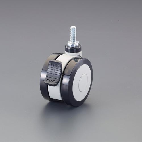 75mm Casters (Twin Wheels / With Brake / W3 / 8")