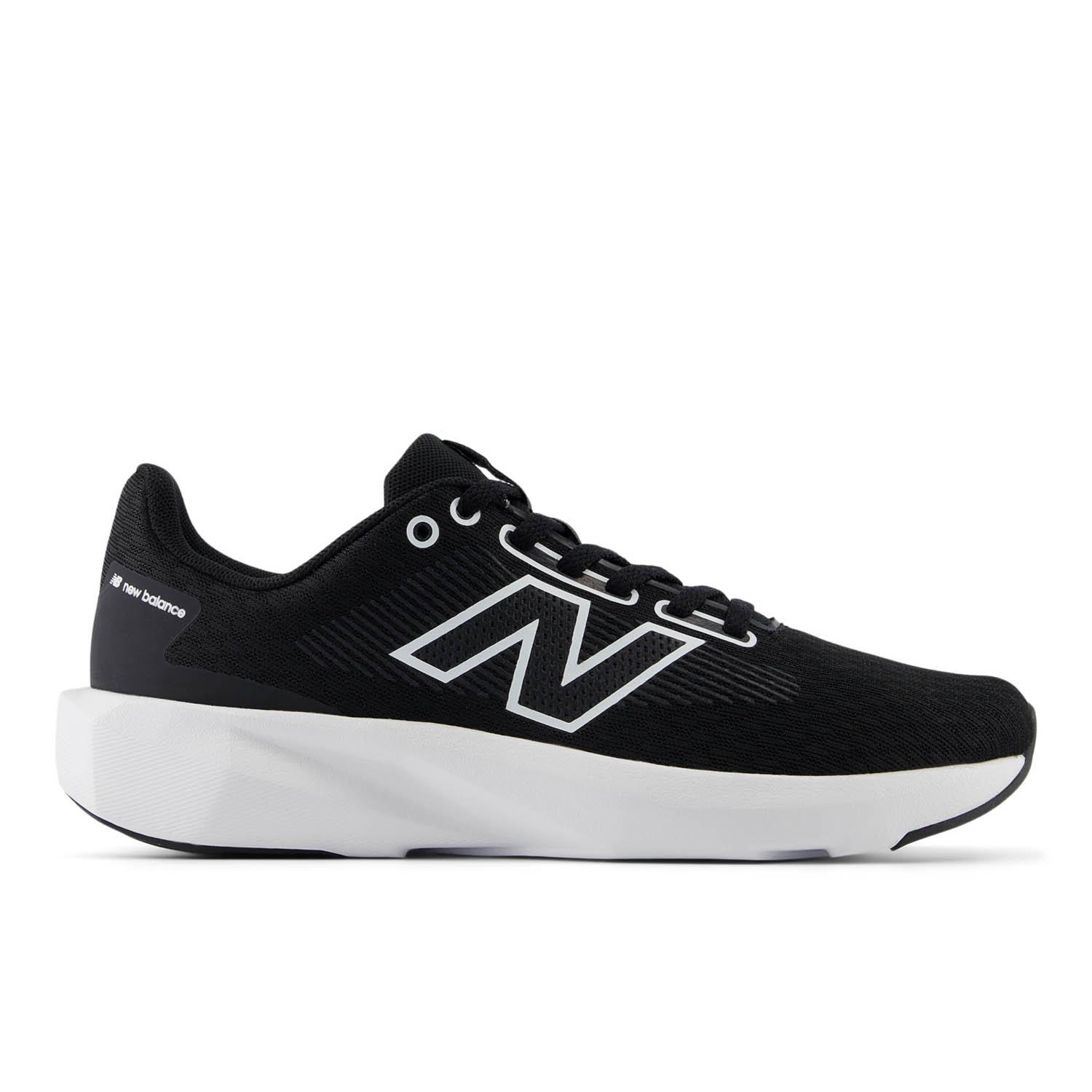 [New Balance] Running Shoes W413 Current Model Running Walking Sneakers White School Commute Wide Width Lightweight Women's LK3 (BLACK/WHITE) 23.5 cm D