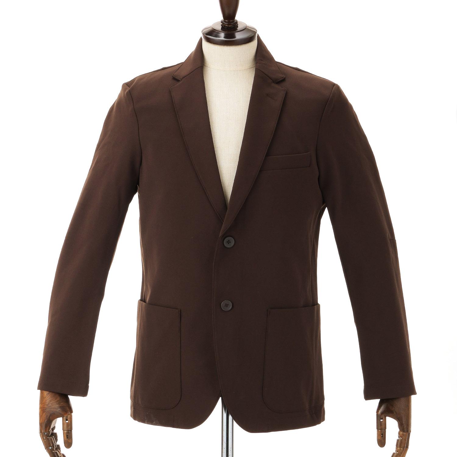 BODY WILD Smart Double-Knit Tailored Jacket Brown M